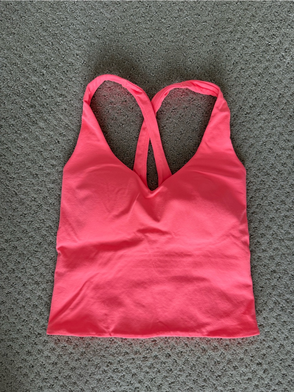 Free People Neon Pink/Orange Tank Top